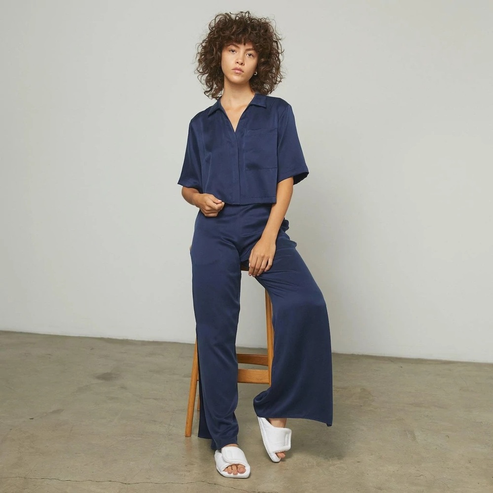 Lunya Washable Silk Pant Set